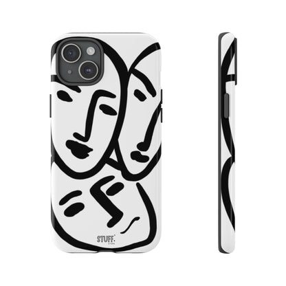 Les Trois Visages | Coque résistante double protection — inspiration Matisse