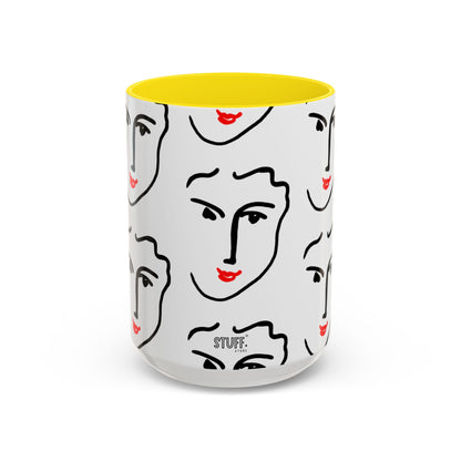 Nadia Cup | Mug bicolore inspiration Matisse – 330ml