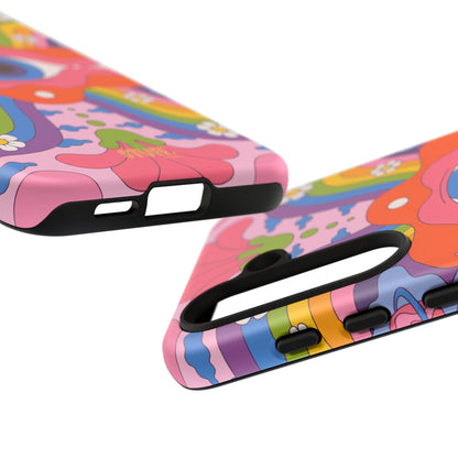 Psych Case | Coque résistante double protection avec Design Psychédélique coloré