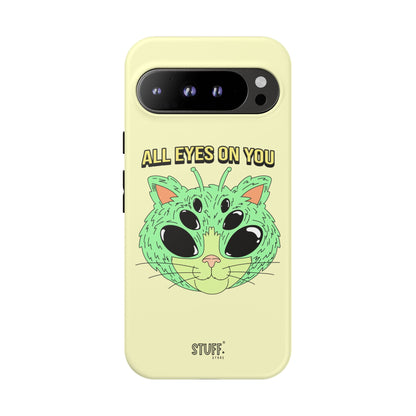 All Eyes on You Case | Coque résistante double protection avec Design Alien drôle