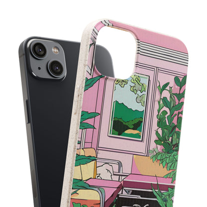 Plant Pop Case | Coque biodégradable en bambou et bioplastique avec design coloré | Parfait pour les amoureux des plantes - Avec emballage cadeau