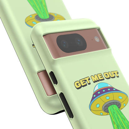 Get Me Out of Here | Coque résistante anti-choc — Vert Menthe