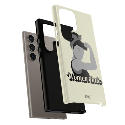 Women Rule Case | Coque résistante double protection avec Design Féministe inspirant