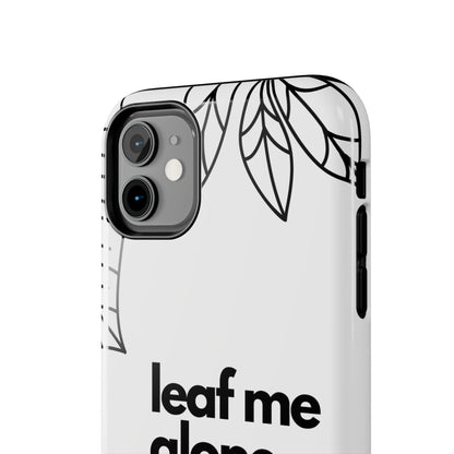 Leaf Me Case | Coque résistante double protection avec design minimaliste