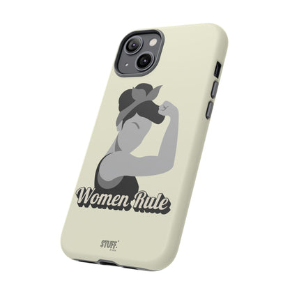 Women Rule Case | Coque résistante double protection avec Design Féministe inspirant