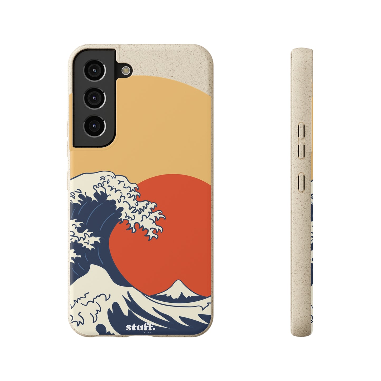 La Grande Vague | biodegradable shell in bamboo and bioplastic - inspired by Japanese art