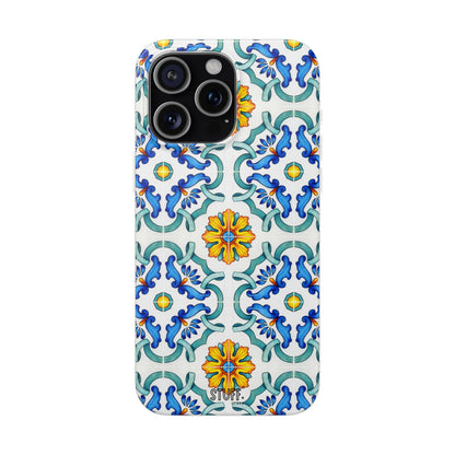 Mediterranea Case | Coque flexible et légère — Motif mosaïque méditerrannéen