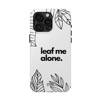 Leaf Me Case | Coque résistante double protection avec design minimaliste