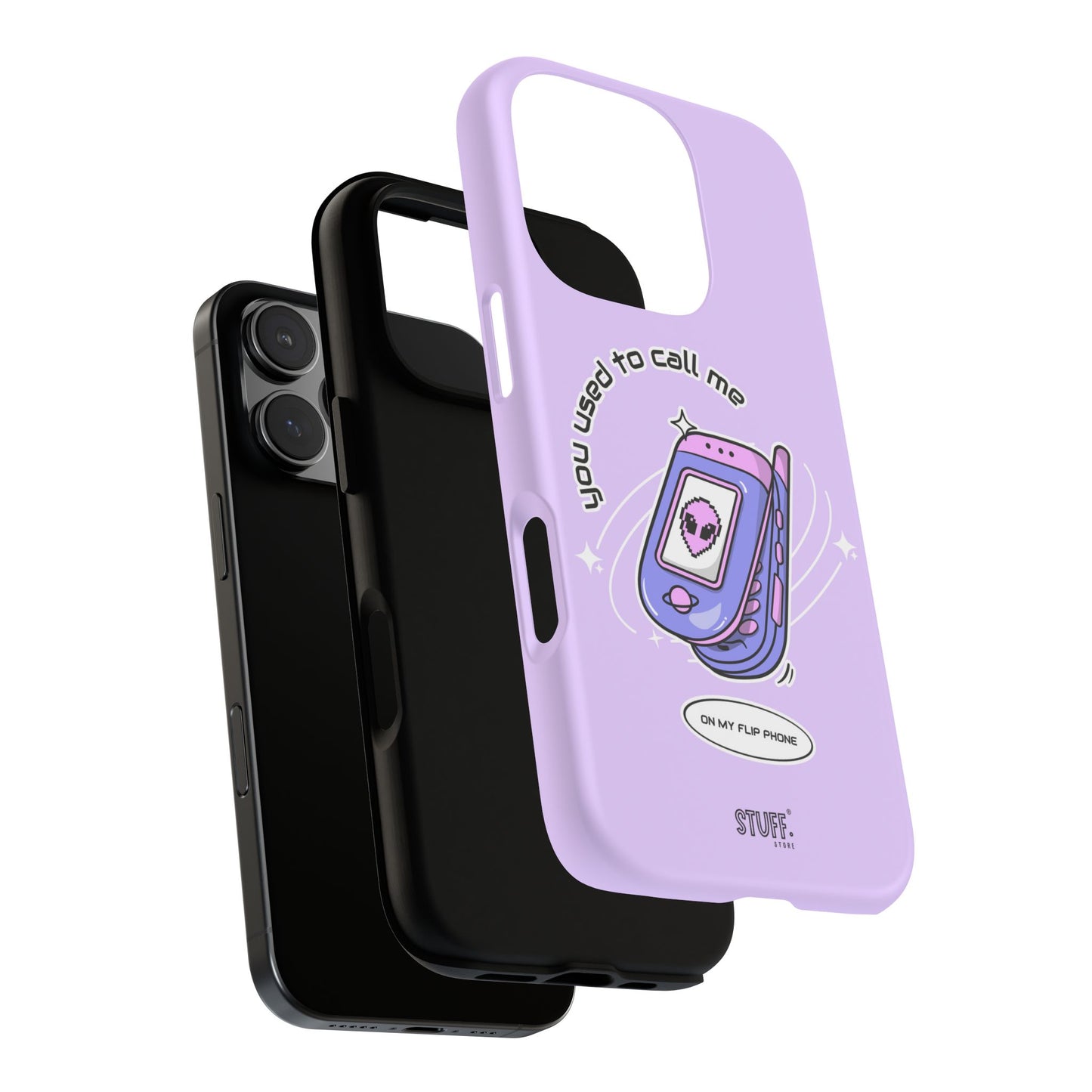 Flip Phone Case | Coque résistante double protection avec Design Y2K