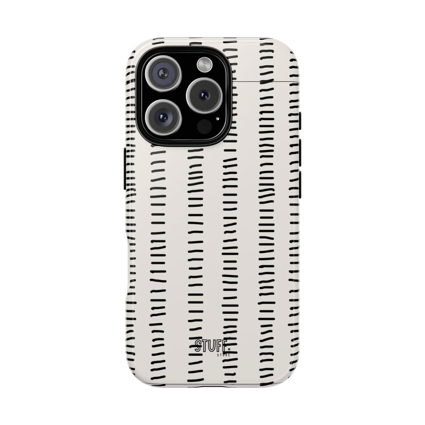 Striped Case | Coque résistante double protection antichoc - Design Minimaliste