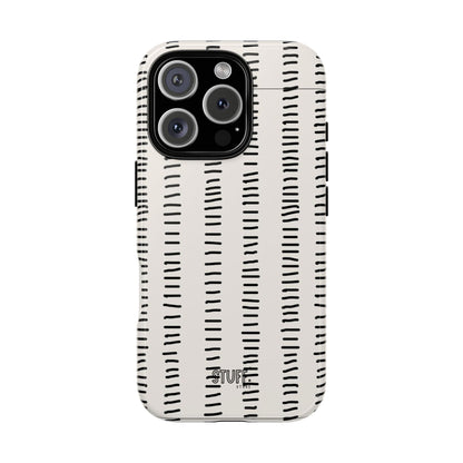 Striped Case | Coque résistante double protection antichoc - Design Minimaliste