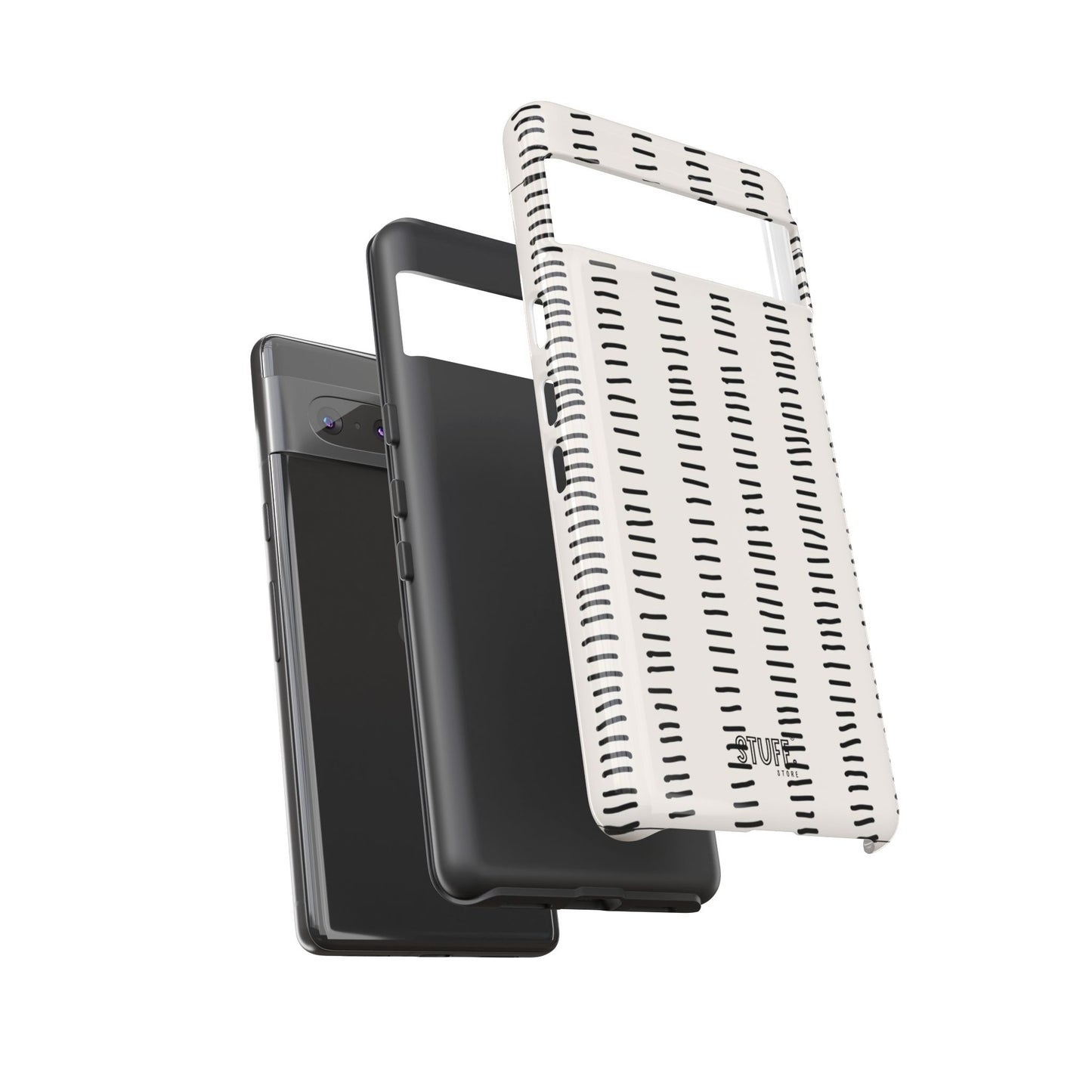 Striped Case | Coque résistante double protection antichoc - Design Minimaliste