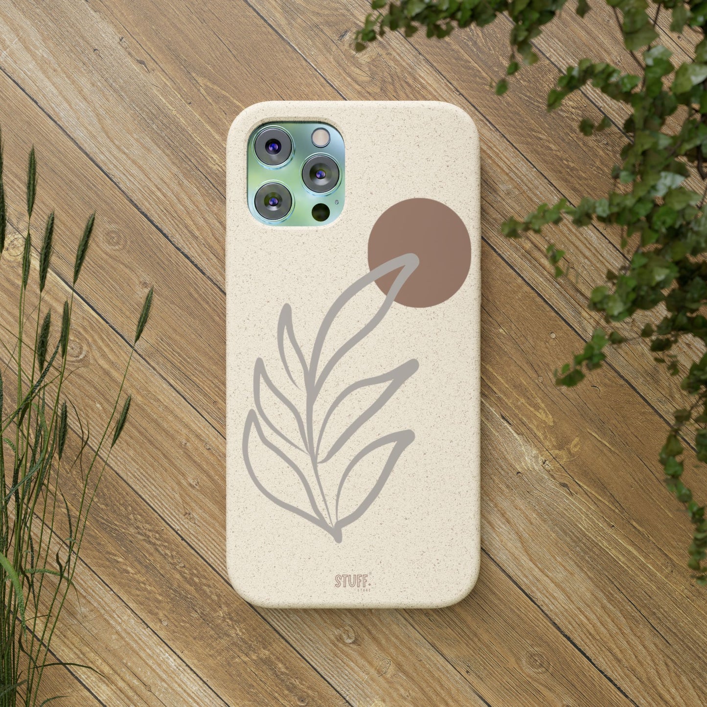 Boho Sunset | Eco-Friendly hull in Bamboo and Bioplastic with Bohemian Design - Gift wrapping available