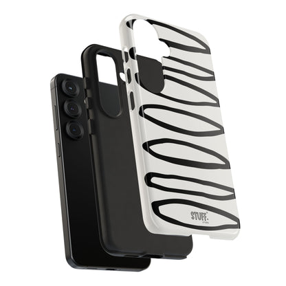 Loopy Case | Coque résistante double protection - Motif cercles abstraits
