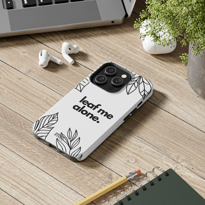 Leaf Me Case | Coque résistante double protection avec design minimaliste