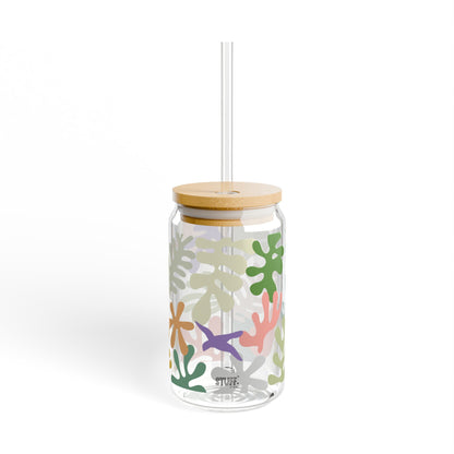 Pastel Jungle Cup | Tasse anti-fuite pratique et étanche pour boissons chaudes et froides – 470ml