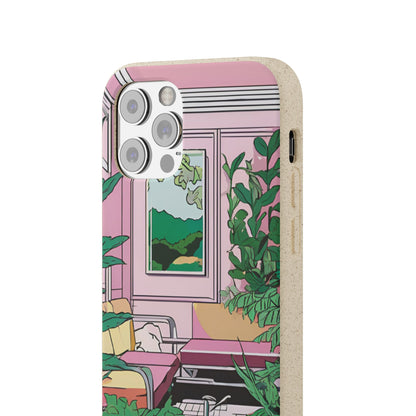 Plant Pop Case | Coque biodégradable en bambou et bioplastique avec design coloré | Parfait pour les amoureux des plantes - Avec emballage cadeau