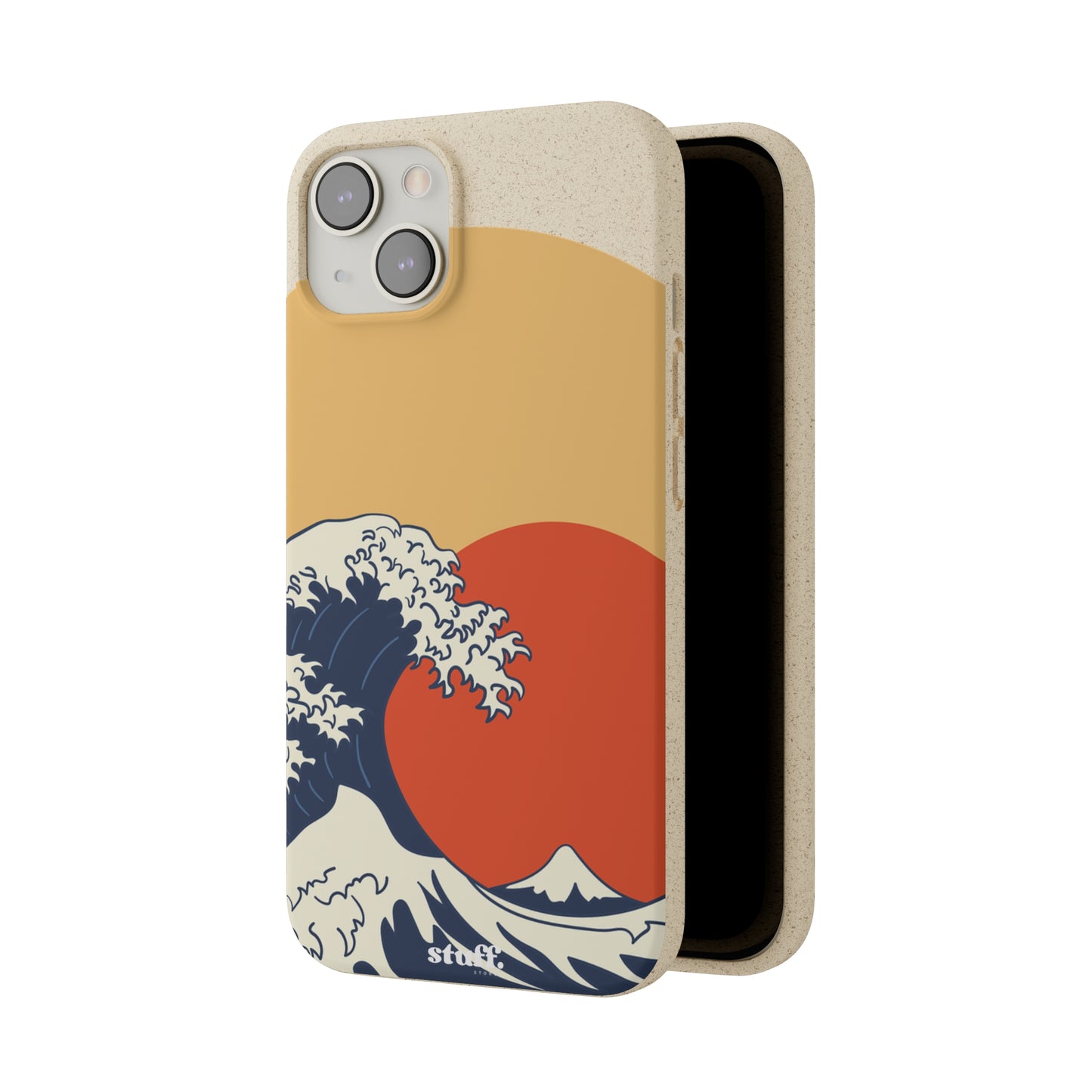 La Grande Vague | biodegradable shell in bamboo and bioplastic - inspired by Japanese art