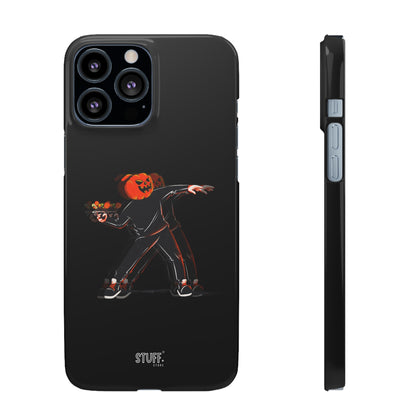 Pumpksy | Coque snap légère et résistante inspiration Banksy – Noir