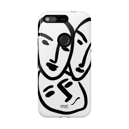 Les Trois Visages | Coque résistante double protection — inspiration Matisse