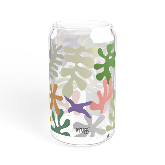 Pastel Jungle Cup | Tasse anti-fuite pratique et étanche pour boissons chaudes et froides – 470ml