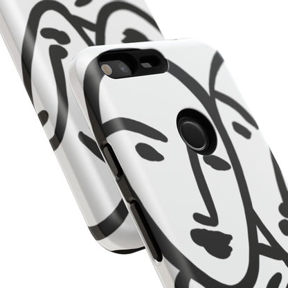 Les Trois Visages | Coque résistante double protection — inspiration Matisse