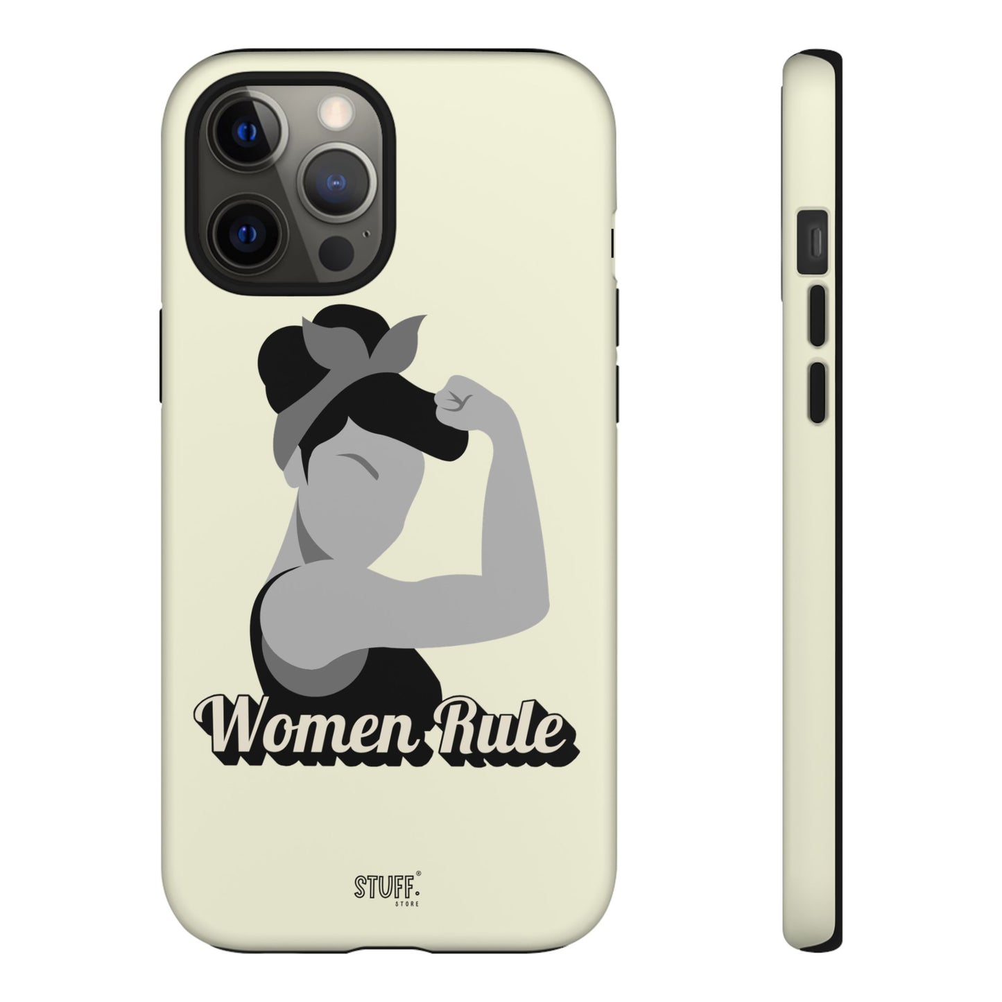 Women Rule Case | Coque résistante double protection avec Design Féministe inspirant
