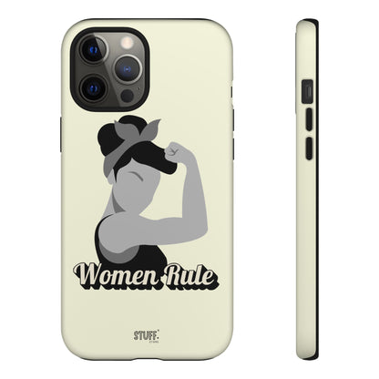 Women Rule Case | Coque résistante double protection avec Design Féministe inspirant