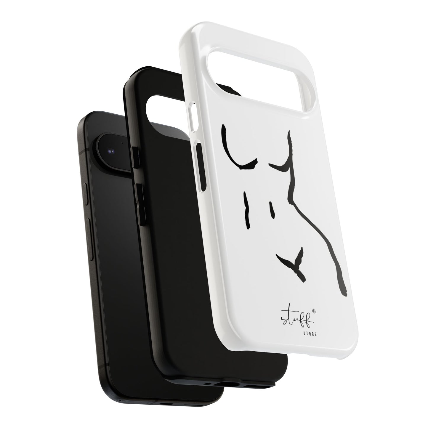 The Curve Case | Resistant double protection shell with Minimalist Design by Women