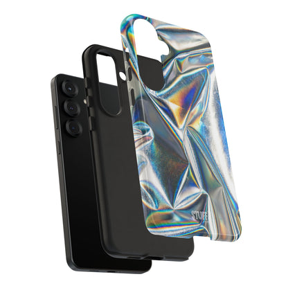 Metallic Case | Coque résistante double protection anti-choc - Effet Métallique