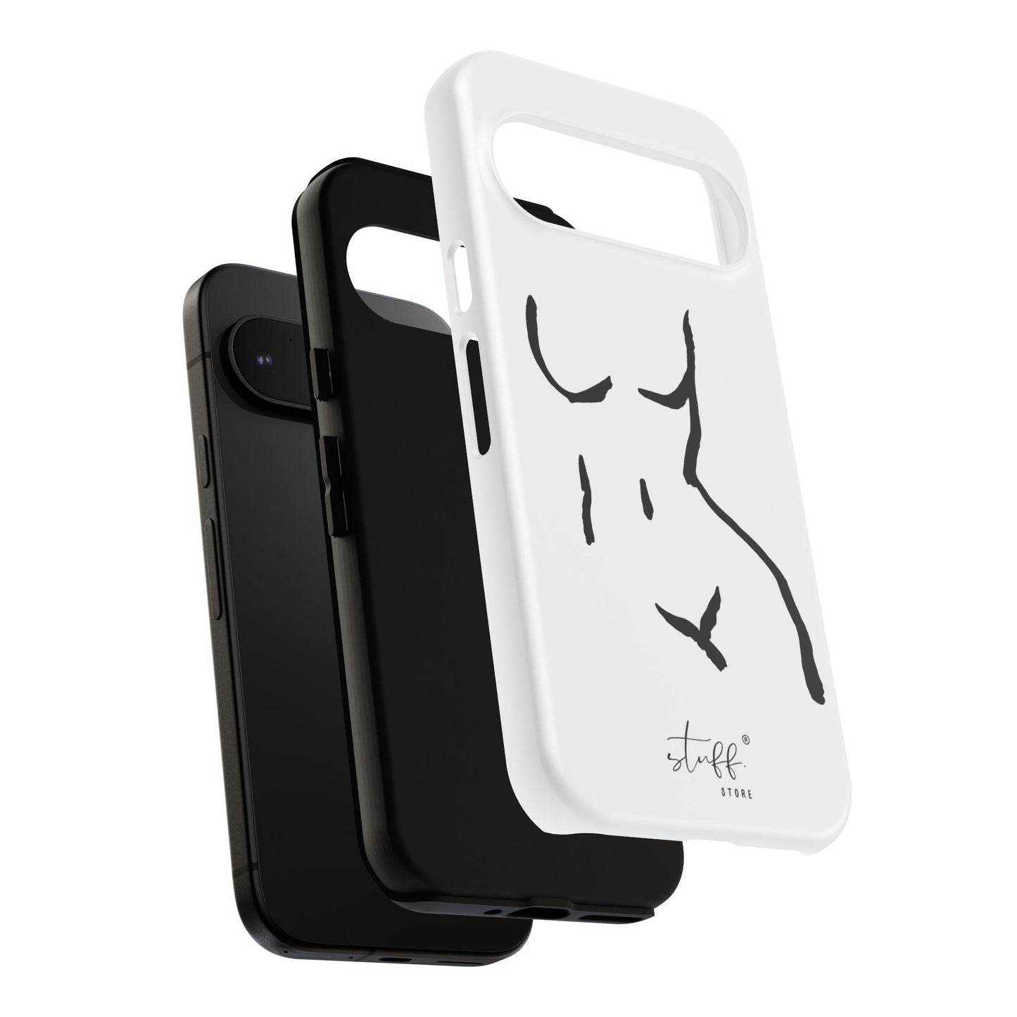 The Curve Case | Resistant double protection shell with Minimalist Design by Women