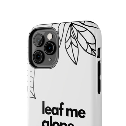 Leaf Me Case | Coque résistante double protection avec design minimaliste