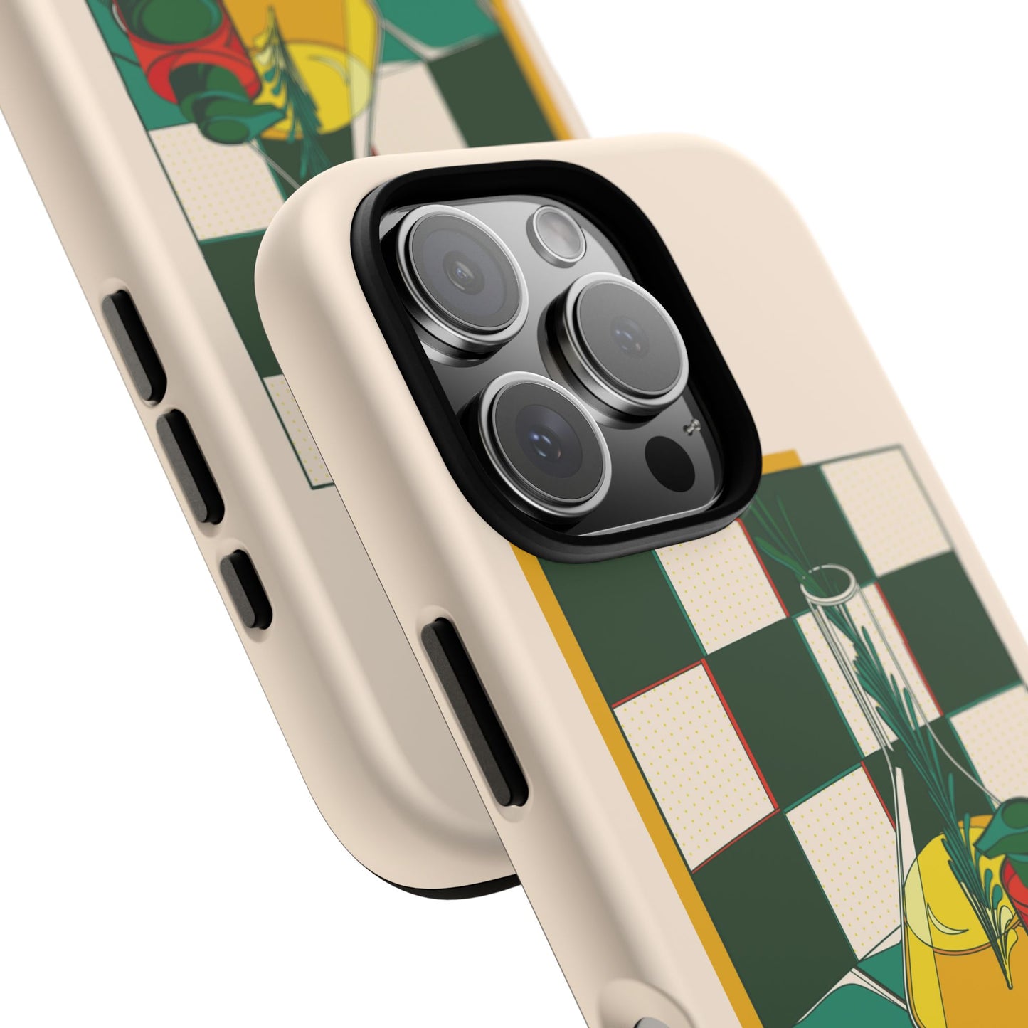 Olio d'Amore Case | Coque résistante double protection avec Design artistique Rétro