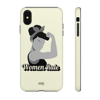 Women Rule Case | Coque résistante double protection avec Design Féministe inspirant