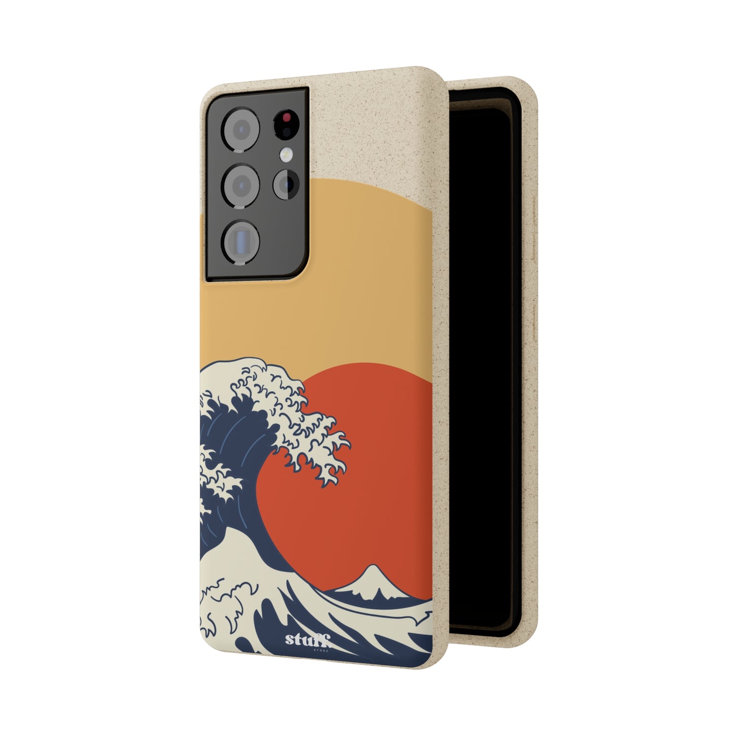 La Grande Vague | biodegradable shell in bamboo and bioplastic - inspired by Japanese art