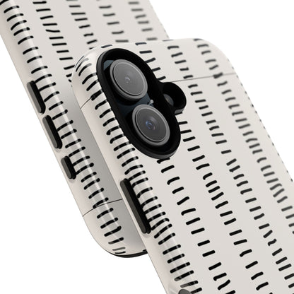 Striped Case | Coque résistante double protection antichoc - Design Minimaliste