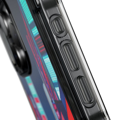 Cyber City Case | Coque transparente magnétique antichoc compatible MagSafe®