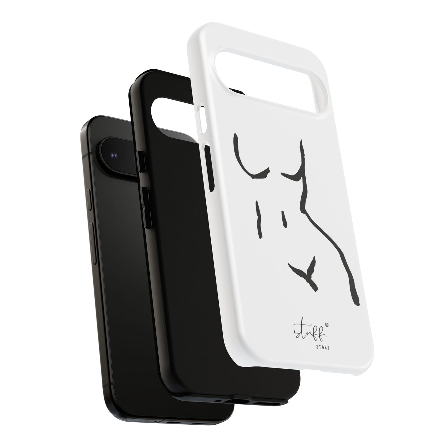 The Curve Case | Resistant double protection shell with Minimalist Design by Women