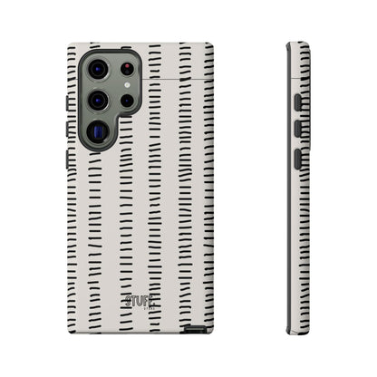 Striped Case | Coque résistante double protection antichoc - Design Minimaliste