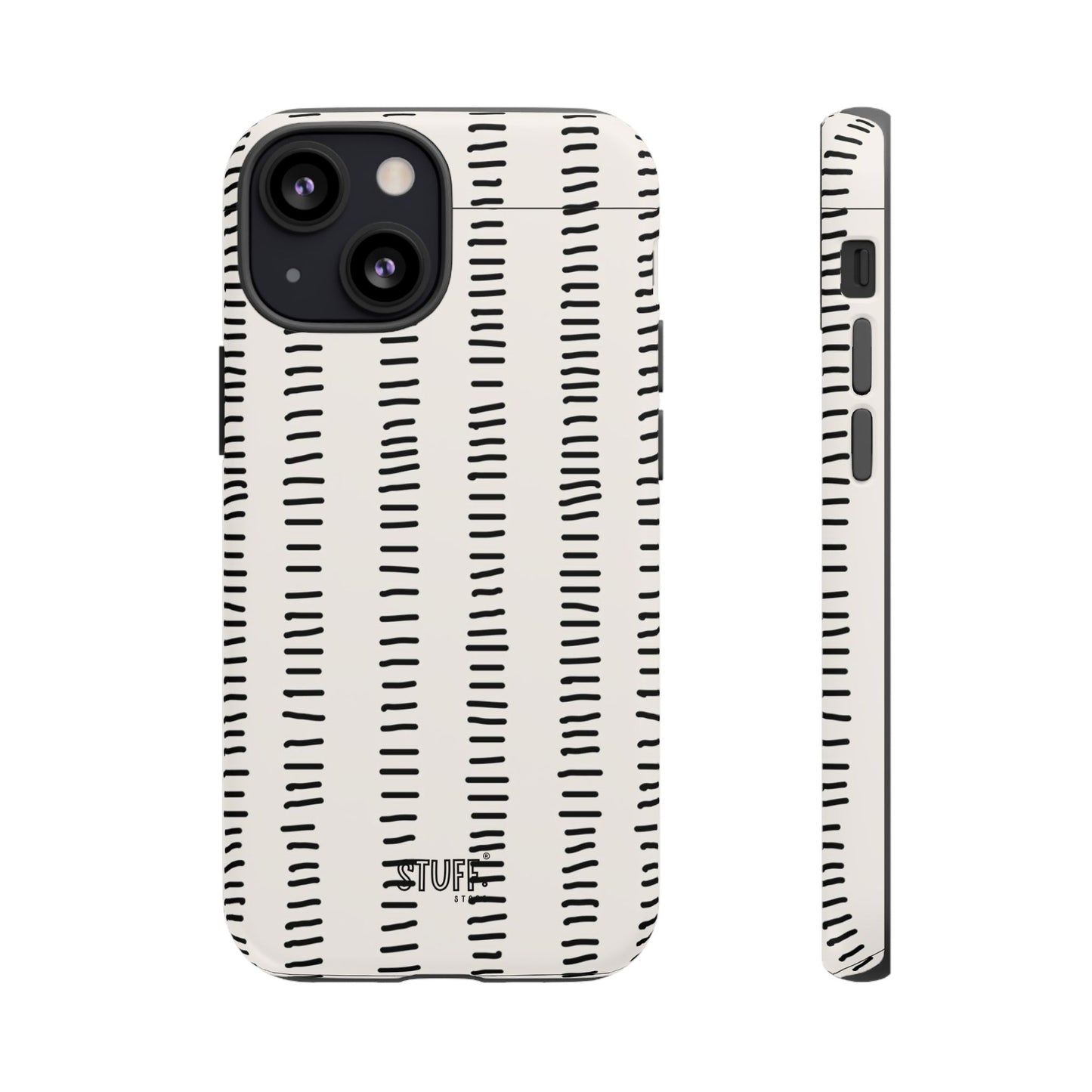 Striped Case | Coque résistante double protection antichoc - Design Minimaliste