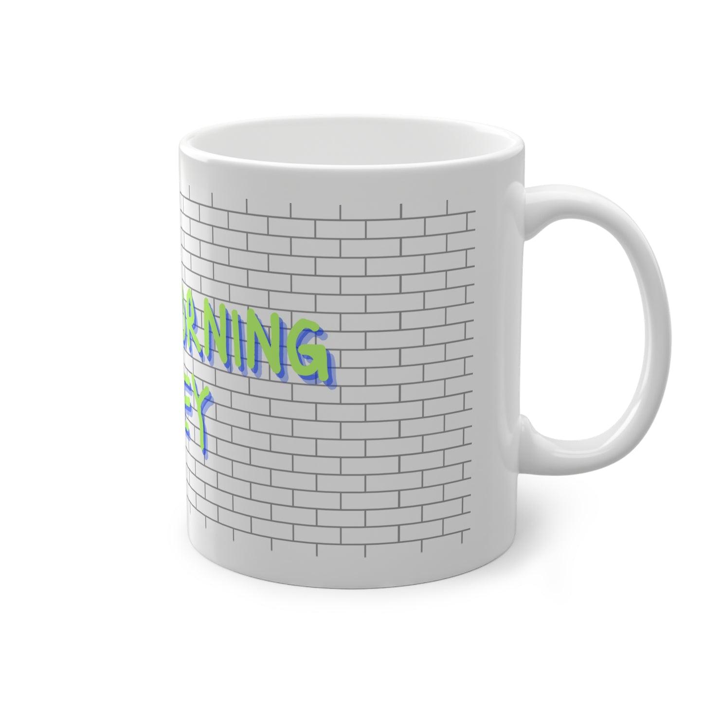 Good Morning Cup | Mug en céramique style graffiti – 330ml