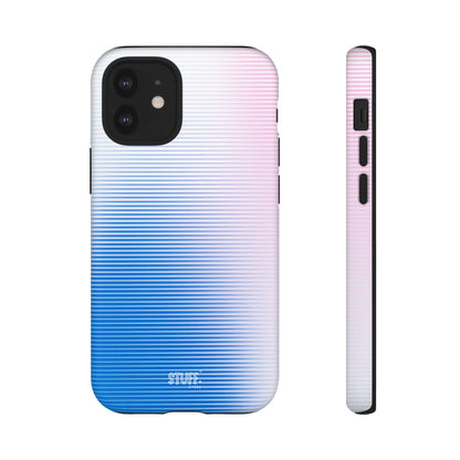 Gradient Case | Coque résistante double protection anti-choc - Dégradé Bleu & Rose