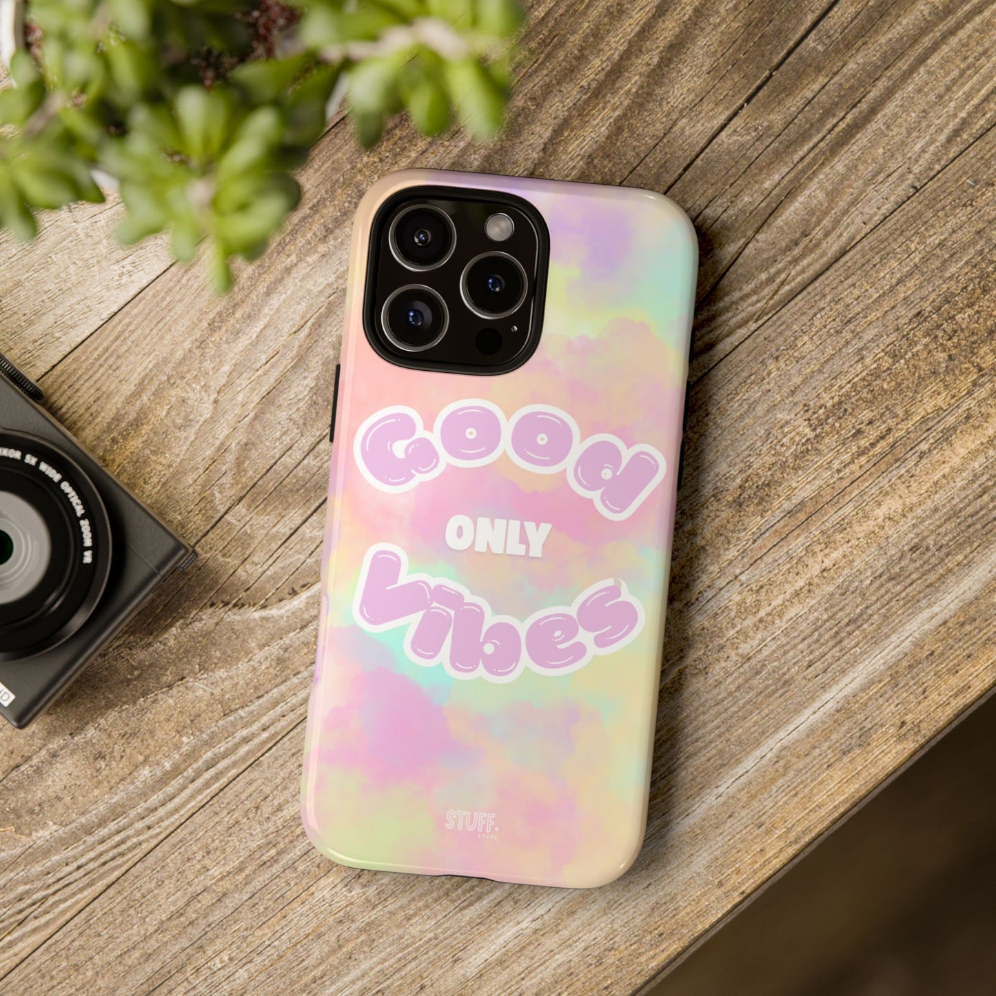 Good Vibes Only Case | Coque résistante double protection avec Design Aesthetic