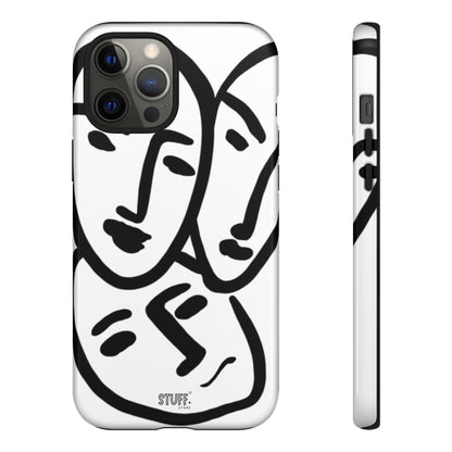 Les Trois Visages | Coque résistante double protection — inspiration Matisse