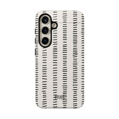 Striped Case | Coque résistante double protection antichoc - Design Minimaliste
