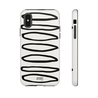 Loopy Case | Coque résistante double protection - Motif cercles abstraits