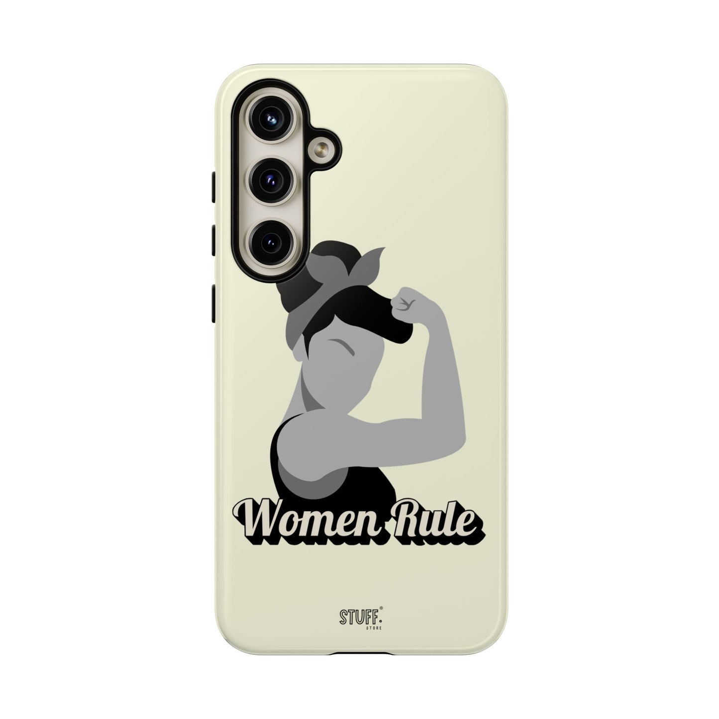 Women Rule Case | Coque résistante double protection avec Design Féministe inspirant