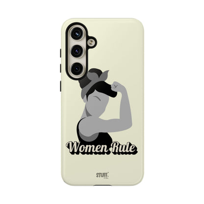 Women Rule Case | Coque résistante double protection avec Design Féministe inspirant