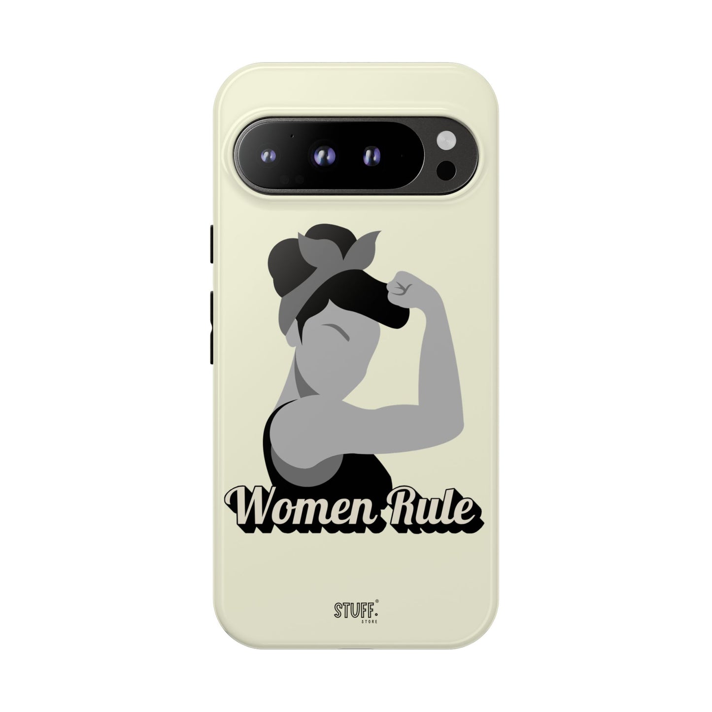 Women Rule Case | Coque résistante double protection avec Design Féministe inspirant