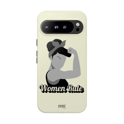 Women Rule Case | Coque résistante double protection avec Design Féministe inspirant